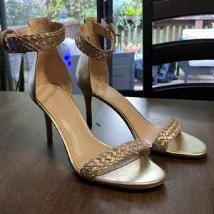 Marc Fisher Gold Heels